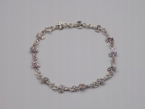 Piękna, srebrna, damska bransoletka - ANIOŁKI srebro 925 biżuteria