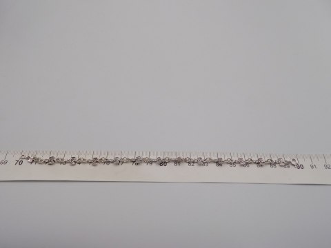 Piękna, srebrna, damska bransoletka - ANIOŁKI srebro 925 biżuteria