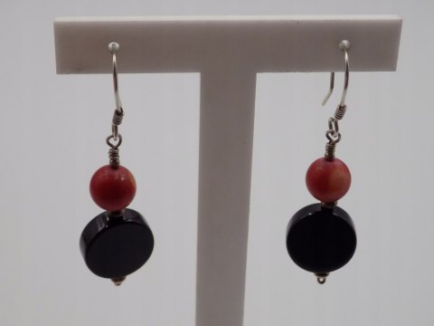 Piękne, stare, damskie, srebrne kolczyki OKYKS srebro 925 biżuteria VINTAGE