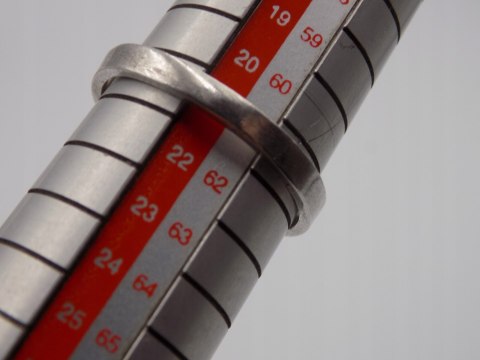 Stary damski srebrny pierścionek TYGRYSIE OKO roz. 21 srebro VINTAGE