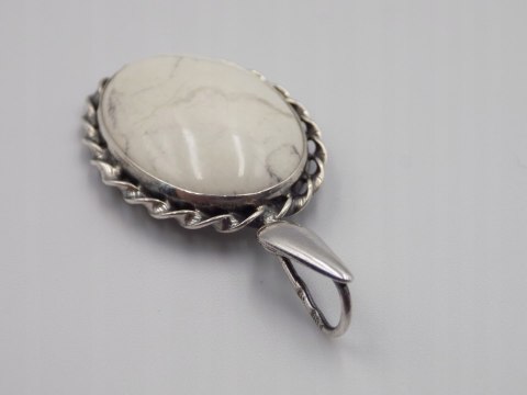 Stary damski srebrny wisiorek/zawieszka HOWLIT srebro 925 VINTAGE biżuteria