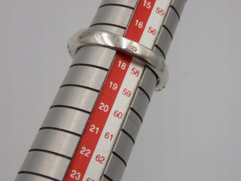 Stary, piękny, ażurowy srebrny pierścionek roz. 17 srebro VINTAGE biżuteria