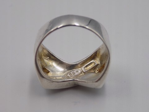 Stary, piękny, damski, srebrny pierścionek roz. 12 srebro VINTAGE biżuteria