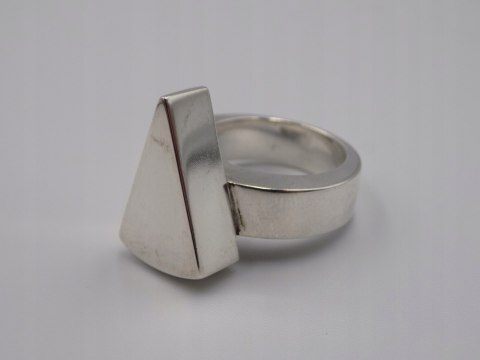 Stary, piękny, masywny srebrny pierścionek roz. 17 srebro VINTAGE biżuteria