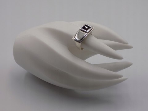 Stary, piękny, srebrny, damski pierścionek roz. 13 srebro VINTAGE biżuteria