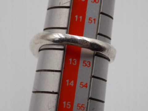 Stary piękny srebrny pierścionek CYRKONIA roz. 12 srebro VINTAGE biżuteria