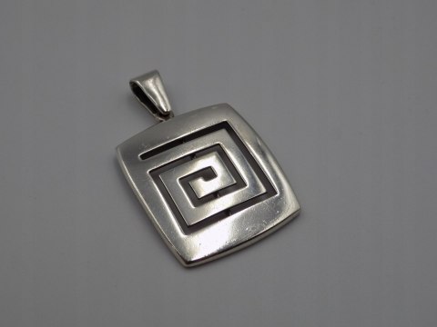 Stary, srebrny, damski wisiorek/zawieszka srebro 925 VINTAGE biżuteria