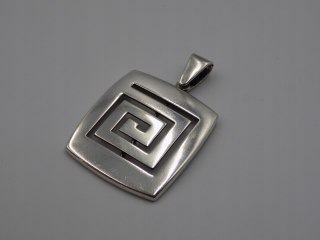 Stary, srebrny, damski wisiorek/zawieszka srebro 925 VINTAGE biżuteria