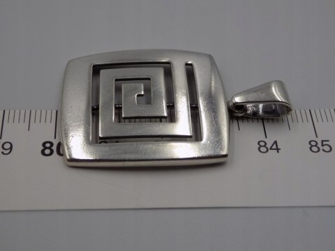 Stary, srebrny, damski wisiorek/zawieszka srebro 925 VINTAGE biżuteria