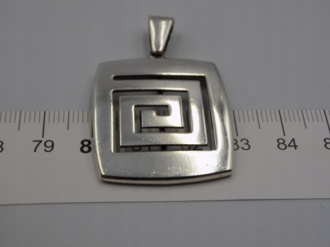 Stary, srebrny, damski wisiorek/zawieszka srebro 925 VINTAGE biżuteria