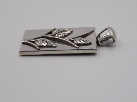 Stary, srebrny, wisiorek/zawieszka LISTKI - srebro 925 VINTAGE biżuteria