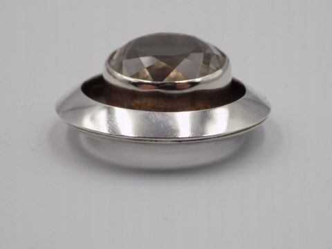 Bajeczny, duży, damski, srebrny wisiorek / zawieszka CYRKONIA - srebro 925