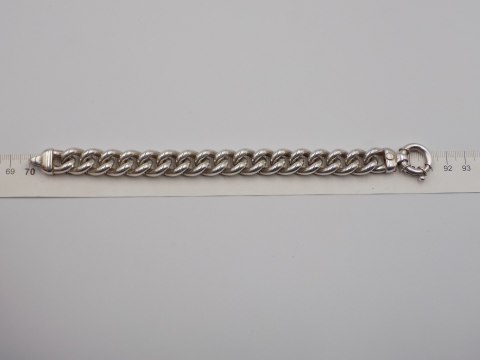 Piękna, damska, srebrna, duża, bransoletka - srebro 925 biżuteria - VINTAGE