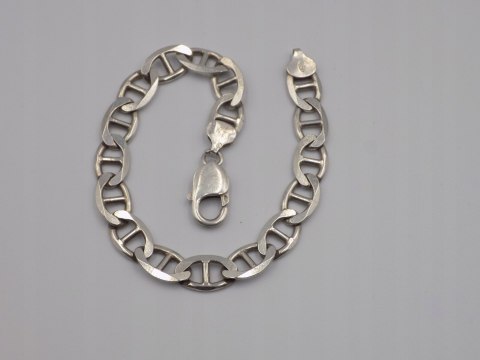 Srebrna , męska bransoletka - wzór GUCCI - srebro 925 - 22,2 cm, 19,47 g.