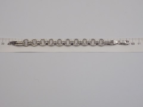 Stara, piękna, damska, srebrna bransoletka KÓŁECZKA - srebro 925 Vintage