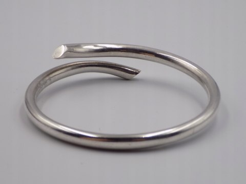 Stara, piękna, damska srebrna bransoletka KOŁO BANGLA srebro 925 biżuteria